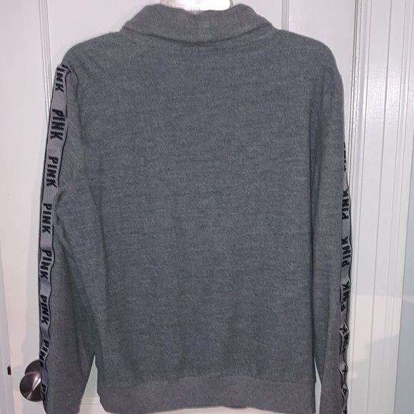PINK Pullover Sweatshirt Gray Victoria’s Secret L - Picture 6 of 6